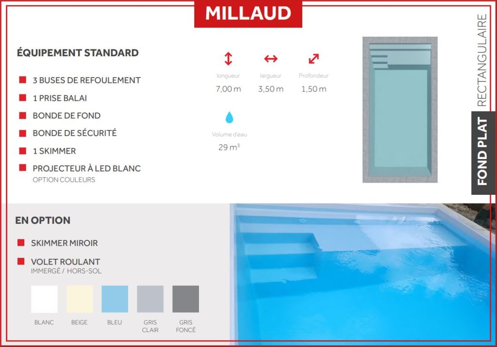 MODELE PISCINE MILLAUD