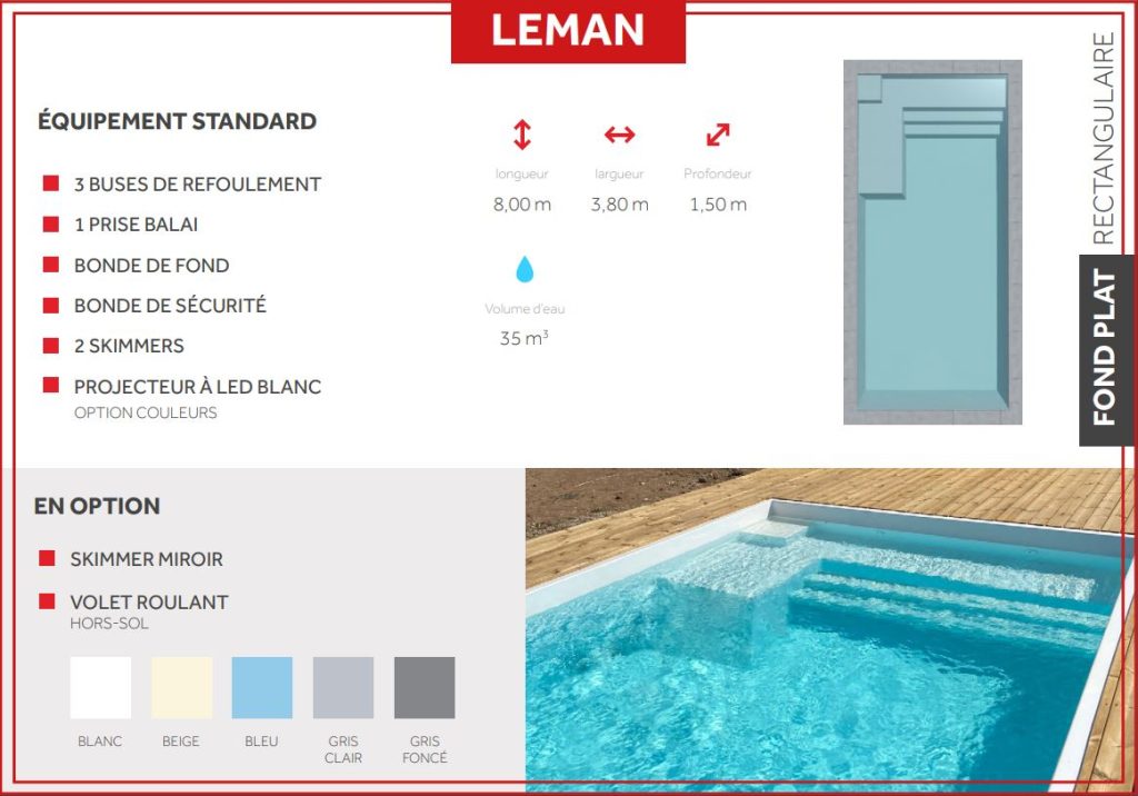 MODELE PISCINE LEMAN