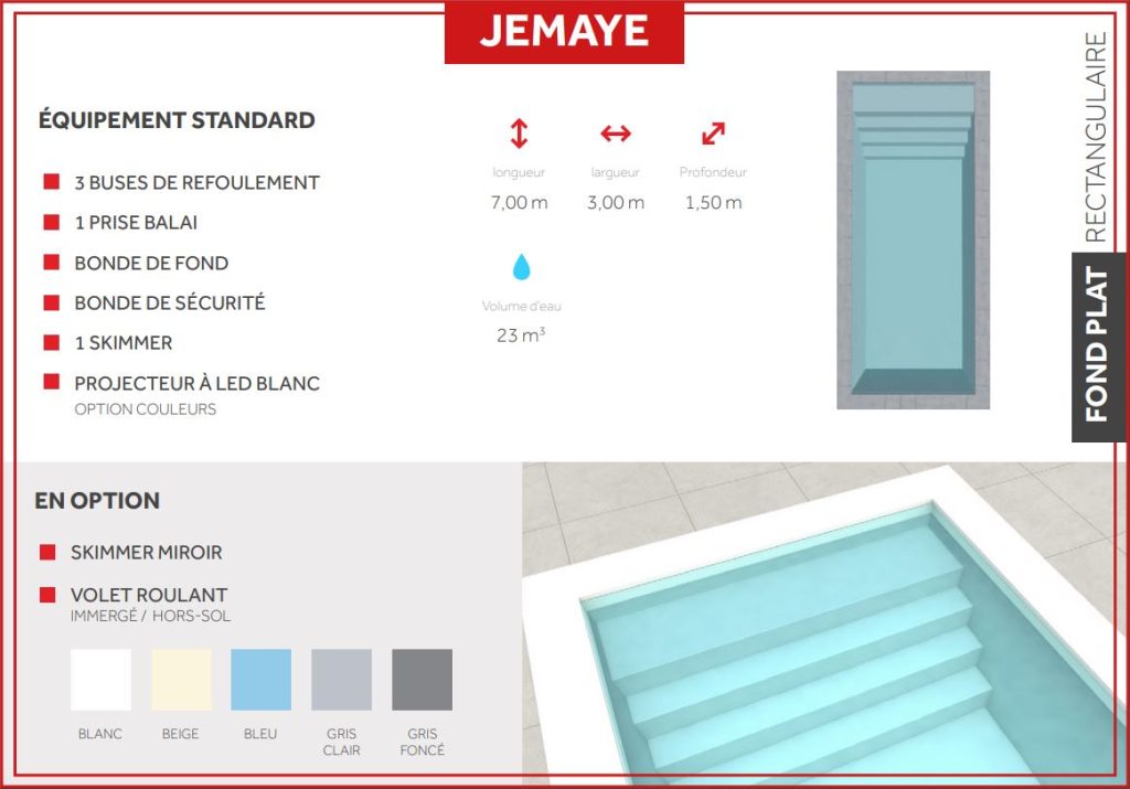 MODELE PISCINE JEMAYE