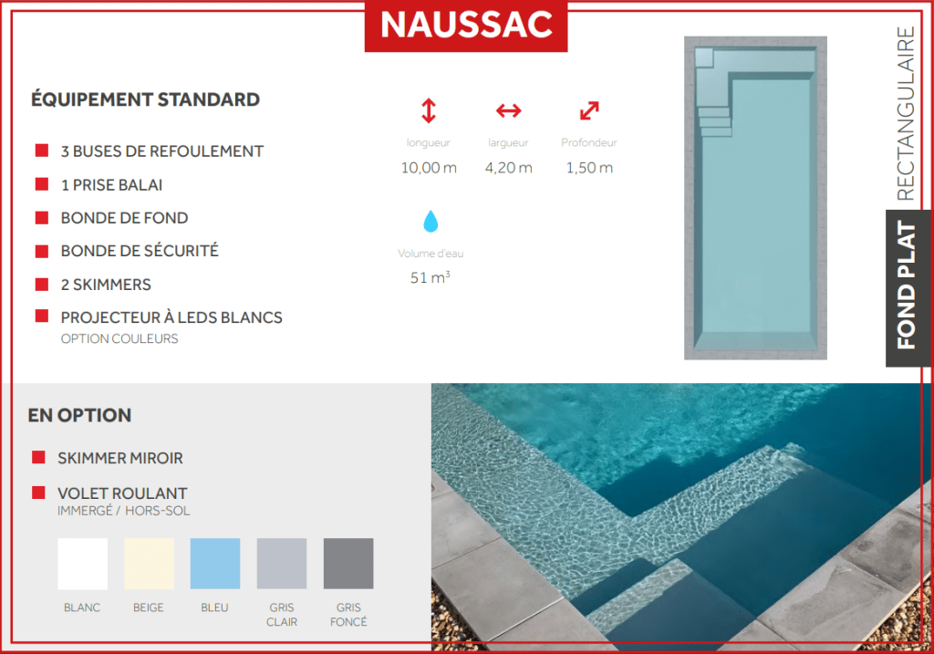 MODELE NAUSSAC PISCINE