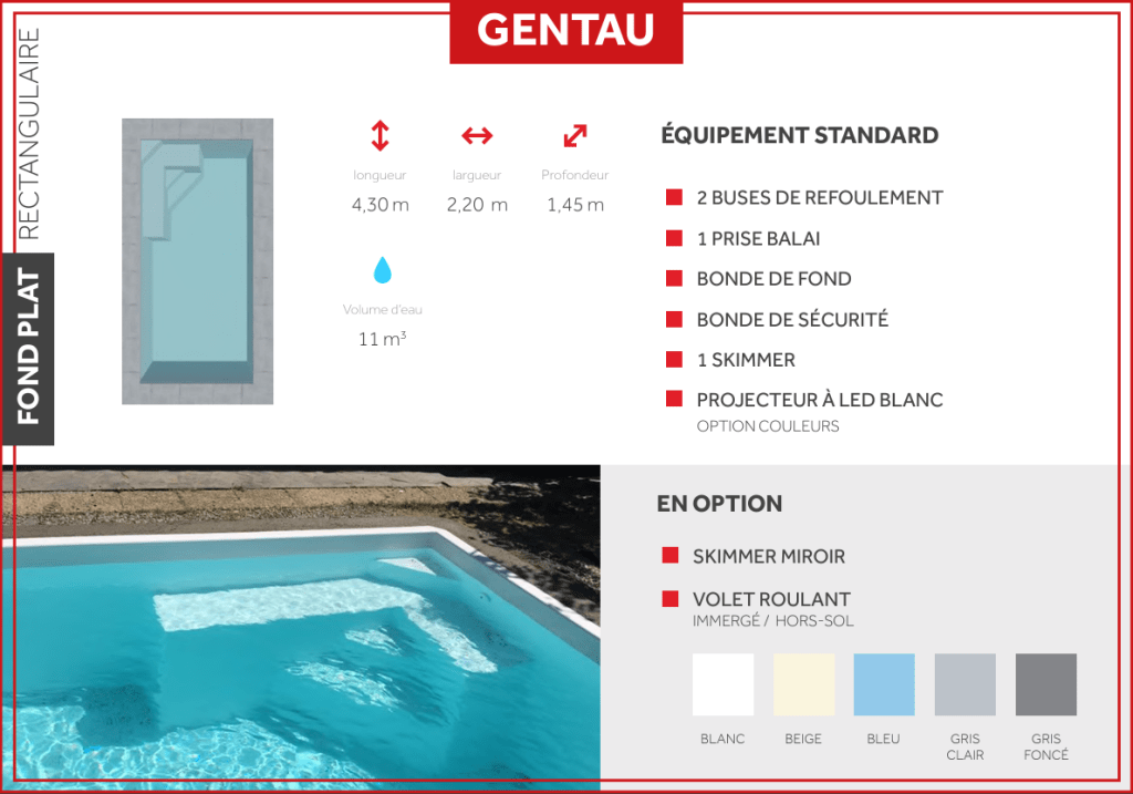 modèle piscine gentau